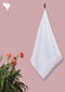 Handloom Cotton Bath Towel With Block Print Border